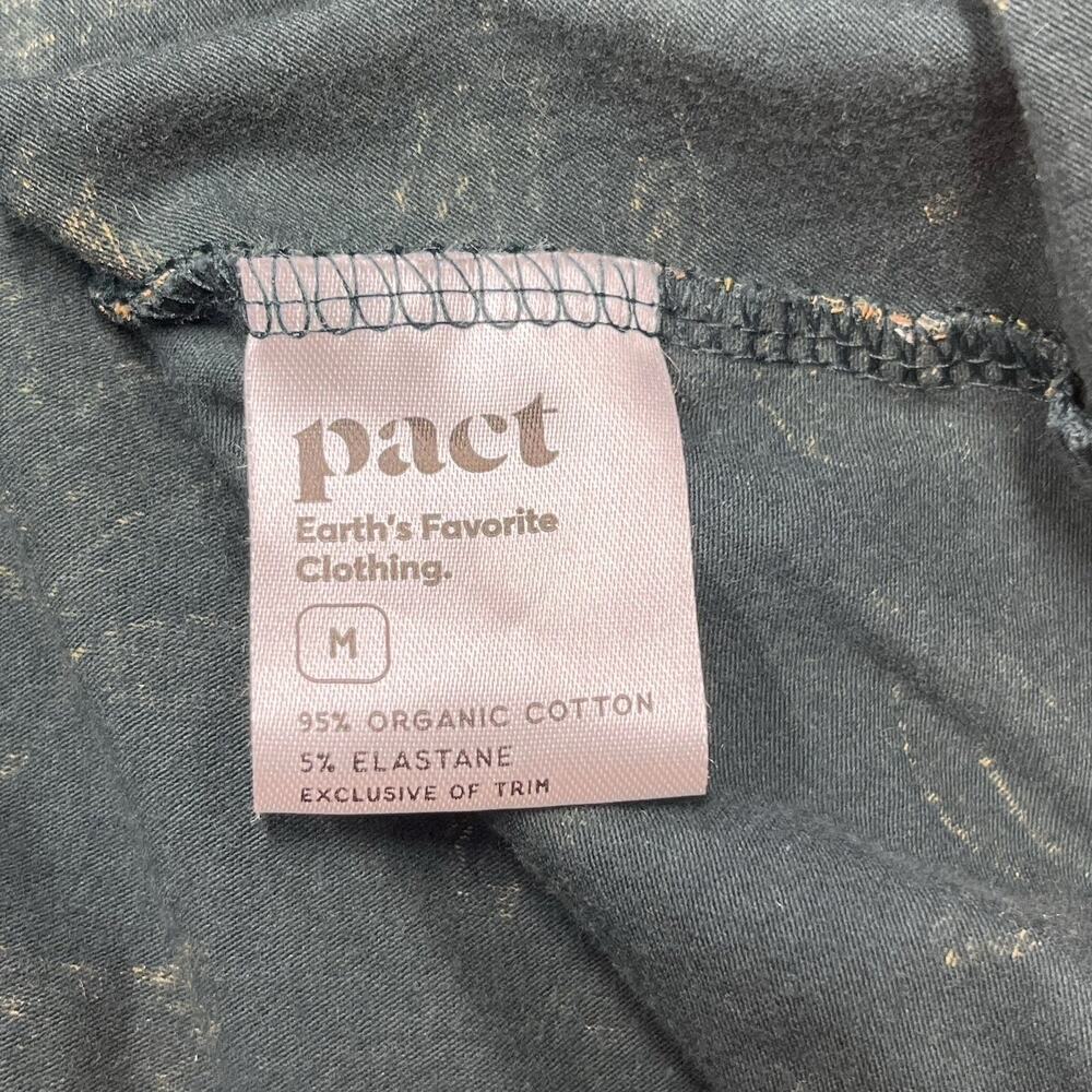 Pact Women's Teal Floral Midi Dress with Cream Print - Picture 5 of 12